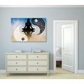 CANVAS PRINT YIN AND YANG YOGA - PICTURES FENG SHUI - PICTURES