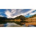 QUADRO LAGO IN COLLINA - QUADRI DI NATURA E PAESAGGIO - QUADRI