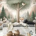 TAPET POVESTE DE PĂDURE CU VULPE - TAPETURI - 🔥 REDUCERE TOTALÃ