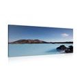 CANVAS PRINT BLUE LAGOON - PICTURES OF NATURE AND LANDSCAPE - PICTURES