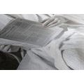 TABLOU TAUR ALB CU ZIAR PE TOALETĂ - TABLOURI BIVOLI ȘI VACI - TABLOURI