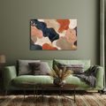 WANDBILD ELEGANTE ABSTRAKTION MIT GOLD - WANDBILDER ABSTRAKTE FORMEN - BILDER