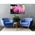 CANVAS PRINT ZEN COMPOSITION WITH CANDLES - PICTURES FENG SHUI - PICTURES