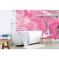 TAPETE MANDALA ROSA AQUARELL - TAPETEN MIT FENG SHUI-MOTIVEN - TAPETEN