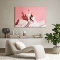 OBRAZ RELAXACE V RŮŽOVÉM NÁDECHU - OBRAZY LIDÍ - OBRAZY