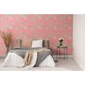 SELF ADHESIVE WALLPAPER LAYERED LEAVES IN PINK - SELF-ADHESIVE WALLPAPERS - WALLPAPERS