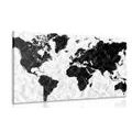 CANVAS PRINT INTERESTING WORLD MAP - PICTURES OF MAPS{% if product.category.pathNames[0] != product.category.name %} - PICTURES{% endif %}