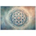 SAMOLEPÍCÍ TAPETA MANDALA V PASTELOVÝCH TÓNECH - TAPETY LES - TAPETY