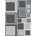 DECORATIVE WALL STICKERS GRAY SQUARES - STICKERS