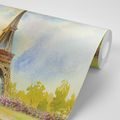 SELF ADHESIVE WALLPAPER EIFFEL TOWER IN PASTEL COLORS - SELF-ADHESIVE WALLPAPERS - WALLPAPERS