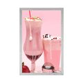POSTER PINK MILKSHAKE - WITH A KITCHEN MOTIF - POSTERS