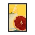 AFFICHE LIMONADE AUX FRUITS - AVEC UN MOTIF DE CUISINE - AFFICHES