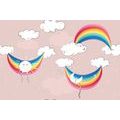 SELF ADHESIVE WALLPAPER CHEERFUL RAINBOW - SELF-ADHESIVE WALLPAPERS - WALLPAPERS