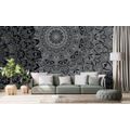 SELF ADHESIVE WALLPAPER STYLISH MANDALA IN BLACK AND WHITE - SELF-ADHESIVE WALLPAPERS - WALLPAPERS