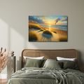 OBRAZ RANNÍ TICHO NAD DUNAMI - OBRAZY VÝCHOD A ZÁPAD SLUNCE - OBRAZY