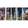 5-PIECE CANVAS PRINT COLORFUL NEW YORK CITY - PICTURES OF CITIES - PICTURES