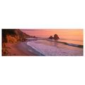 WANDBILD ROMANTISCHER ABEND AM MEER - BILDER VON SONNENAUFGANG UND SONNENUNTERGANG - BILDER