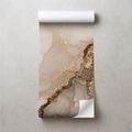ZELFKLEVEND FOTOBEHANG LUXE BEIGE MARMER MET GOUD - MARMER FOTOBEHANG - FOTOBEHANG