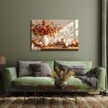 WANDBILD HERBSTLICHES STILLLEBEN MIT KÜRBISSEN - HALLOWEEN- UND HORROR-BILDER - BILDER