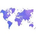 OBRAZ MAPA ŚWIATA W KOLORZE FIOLETOWYM - OBRAZY MAPY{% if product.category.pathNames[0] != product.category.name %} - OBRAZY{% endif %}