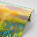 SELF ADHESIVE WALLPAPER OIL PAINTING OF MEADOW FLOWERS - SELF-ADHESIVE WALLPAPERS - WALLPAPERS