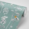 SELF ADHESIVE WALLPAPER MEADOW FULL OF BUTTERFLIES - SELF-ADHESIVE WALLPAPERS - WALLPAPERS