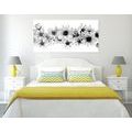 CANVAS PRINT CHERRY BLOSSOMS IN BLACK AND WHITE - BLACK AND WHITE PICTURES{% if product.category.pathNames[0] != product.category.name %} - PICTURES{% endif %}
