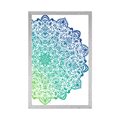 POSTER TEAL MANDALA - FENG SHUI - POSTERS