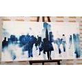 CANVAS PRINT SILHOUETTES OF BUSINESSMEN - PICTURES OF PEOPLE - PICTURES