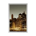 AFFICHE NEW YORK LA NUIT - VILLES - AFFICHES