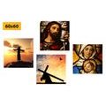 CANVAS PRINT SET HEAVENLY KINGDOM - SET OF PICTURES - PICTURES