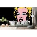 SELBSTKLEBENDE TAPETE POP-ART VON MARILYN MONROE AUF SCHWARZEM HINTERGRUND - SELBSTKLEBENDE TAPETEN - TAPETEN