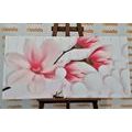 CANVAS PRINT MAGNOLIA WITH ABSTRACT ELEMENTS - PICTURES FLOWERS{% if product.category.pathNames[0] != product.category.name %} - PICTURES{% endif %}