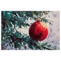 OBRAZ SVÁTEČNÍ OZDOBA NA STROMĚ - VÁNOČNÍ A ZIMNÍ OBRAZY - OBRAZY