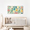 OBRAZ ŠŤAVNATÉ OVOCE S ÚSMĚVEM - CHILDRENS PICTURES - PICTURES