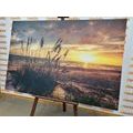 WANDBILD SONNENUNTERGANG AM STRAND - BILDER VON NATUR UND LANDSCHAFT - BILDER