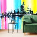 SELF ADHESIVE WALLPAPER OIL PAINTING OF A CITY - SELF-ADHESIVE WALLPAPERS - WALLPAPERS