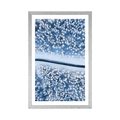 POSTER WITH MOUNT VIEW OF THE WINTER LANDSCAPE - NATURE - POSTERS