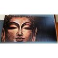 5-TEILIGES WANDBILD BUDDHAS GESICHT - BILDER MIT FENG SHUI-MOTIVEN - BILDER