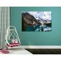 CANVAS PRINT BEAUTIFUL MOUNTAIN LANDSCAPE - PICTURES OF NATURE AND LANDSCAPE - PICTURES