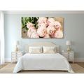 WANDBILD ROMANTISCHER BLUMENSTRAUSS - BILDER BLUMEN - BILDER