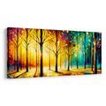 OBRAZ SLUNEČNÝ LES - OBRAZY LES - OBRAZY