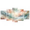 5-DÍLNÝ OBRAZ PASTELOVÁ KRAJINA SNŮ - ΑΦΗΡΗΜΈΝΟΙ ΠΊΝΑΚΕΣ ΖΩΓΡΑΦΙΚΉΣ - ΠΊΝΑΚΕΣ