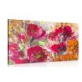 CANVAS PRINT PAINTED FLORAL STILL LIFE - PICTURES FLOWERS - PICTURES