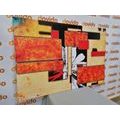 CANVAS PRINT ABSTRACTION IN ORANGE DESIGN - ABSTRACT PICTURES - PICTURES