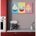 OBRAZ POP ART CUPCAKES - POP ART OBRAZY - OBRAZY