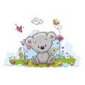 PAPIER PEINT OURS EN PELUCHE MIGNON - PAPIER PEINT POUR ENFANTS - PAPIER PEINT