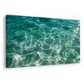 OBRAZ TURKUSOWA TAFLA W REFLEKSACH - OBRAZY MORZA I PLAŻY - OBRAZY