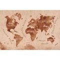 WALLPAPER MAP OF THE WORLD IN A RETRO DESIGN - WALLPAPERS MAPS - WALLPAPERS