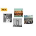 BILDER-SET NEW YORK IN INTERESSANTEM DESIGN - BILDERSETS - BILDER